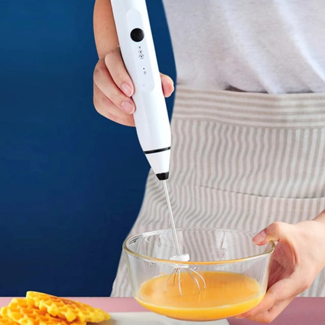 2 in 1  USB Rechargeable Coffee Beater