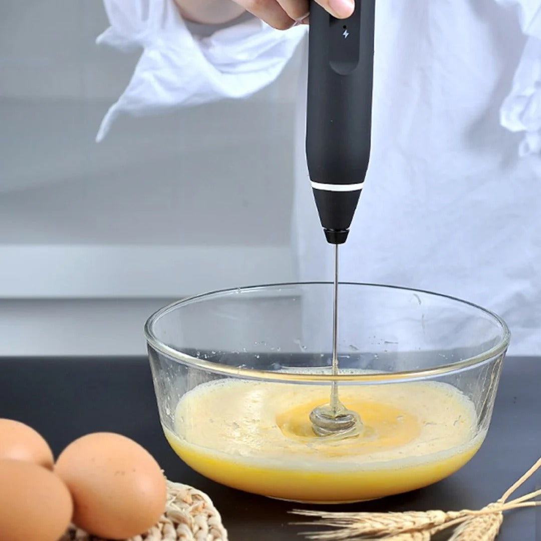 2 in 1  USB Rechargeable Coffee Beater