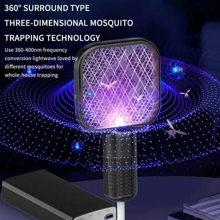Mini Portable Electric Mosquito Racket