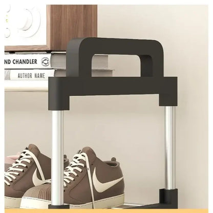 Stackable Tier Shoe Rack with Side Support – Indoor & Outdoor Free-Standing Storage
