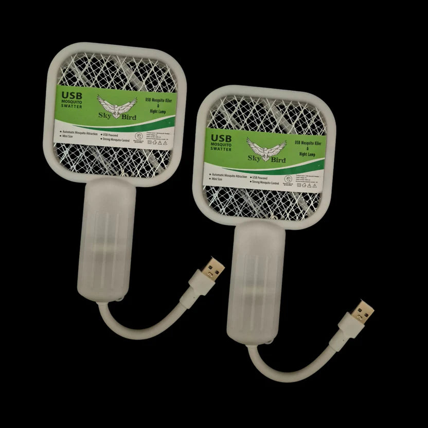 Mini Portable Electric Mosquito Racket