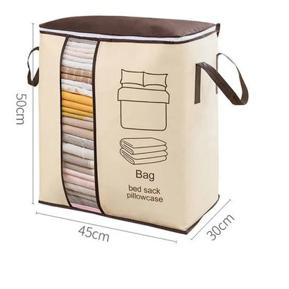 Heavy-Duty Barcode Printed Storage Bag – Random Color