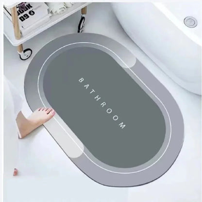 2 Pcs Medium Size Water Absorbent Anti-Slip Mat (2x1.25 ft)