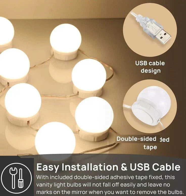 3 Modes Vanity Lights for Mirror | Makeup Lights