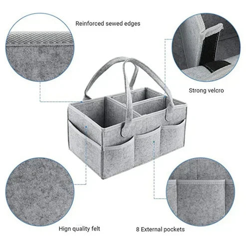 Baby Diaper Organizer Caddy Bag ( Pack of 2 )