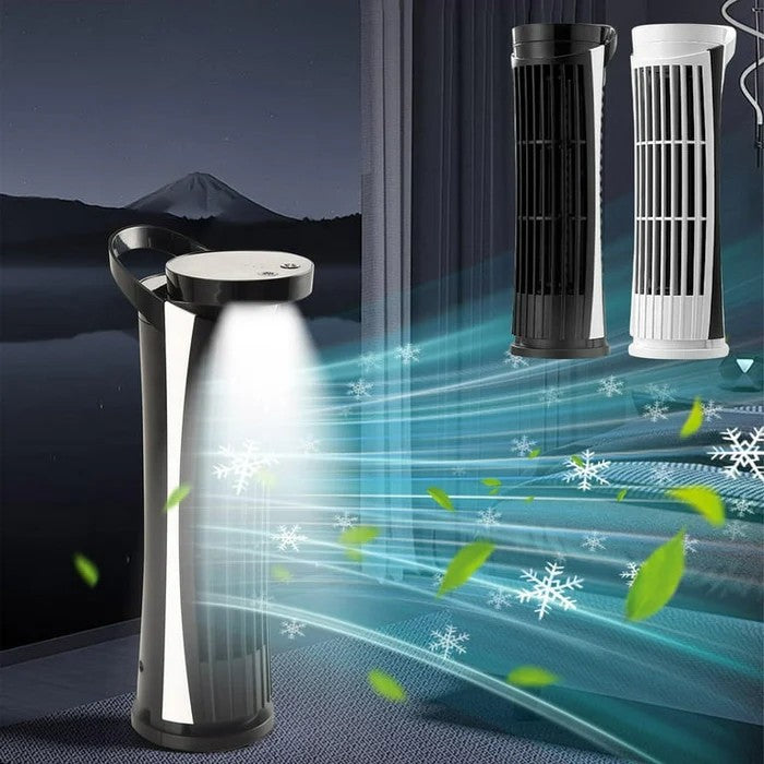 USB Desk Standing Cooling Fan, Electric Fan With LED Lights