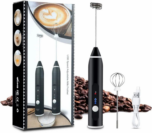 2 in 1  USB Rechargeable Coffee Beater