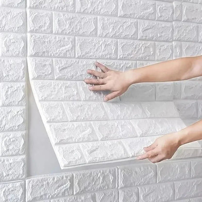 Self-Adhesive 3D Foam Sheet For Brick Wall
