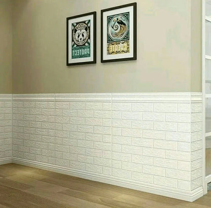 Self-Adhesive 3D Foam Sheet For Brick Wall