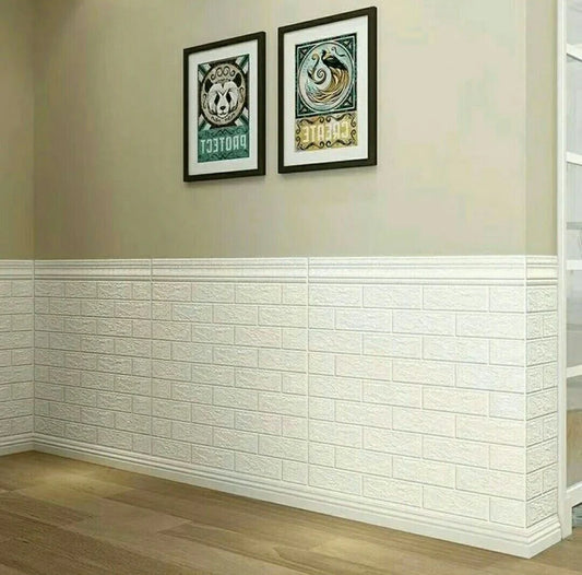 Self-Adhesive 3D Foam Sheet For Brick Wall